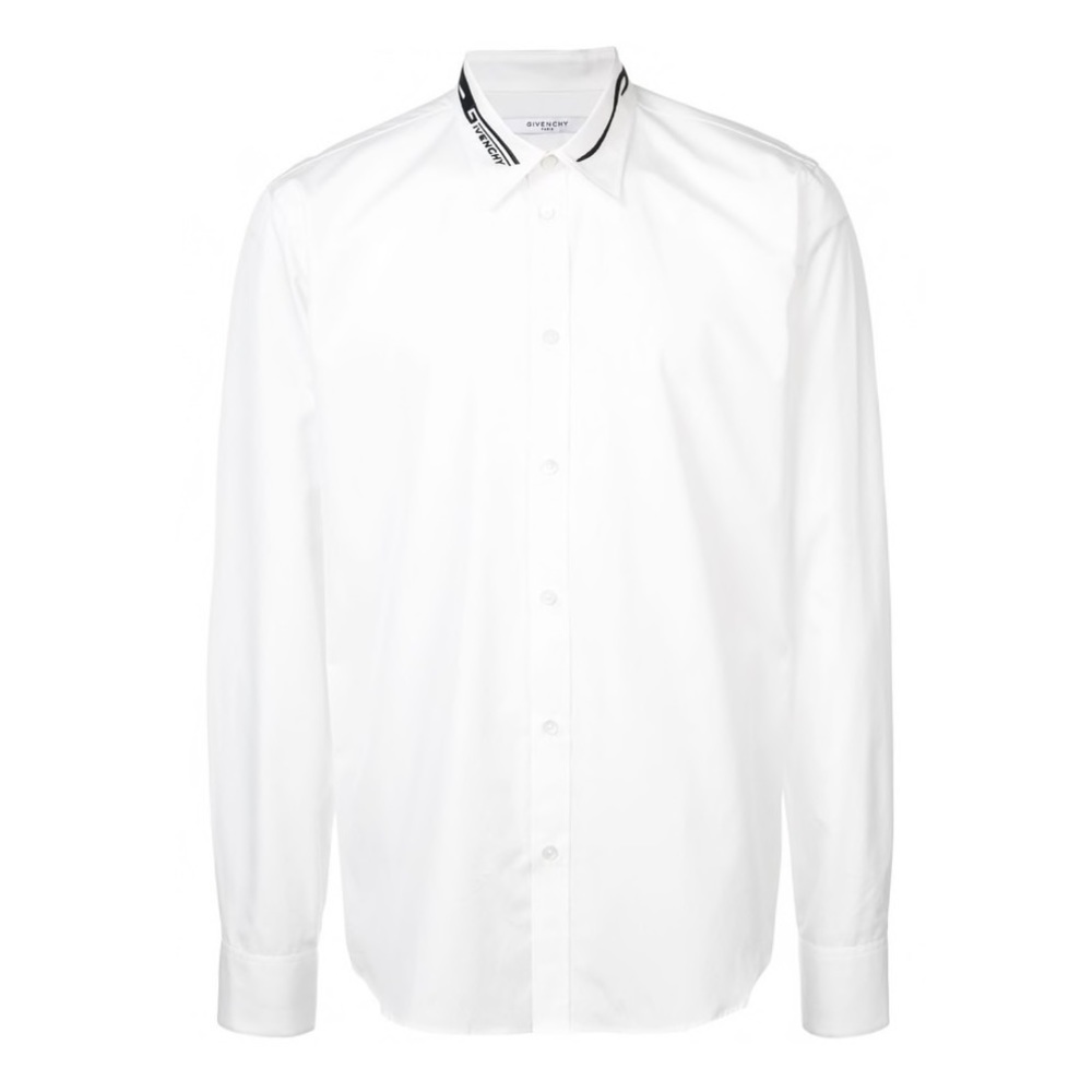 Givenchy embroidered collar shirt, 100% cotton